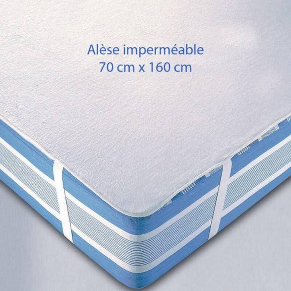SOLDES - Lot de 3 Alèses imperméables 70 x 160 pour lit bébé
