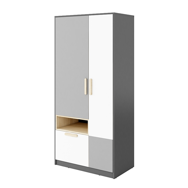 Armoire double avec tiroir Pok fermée