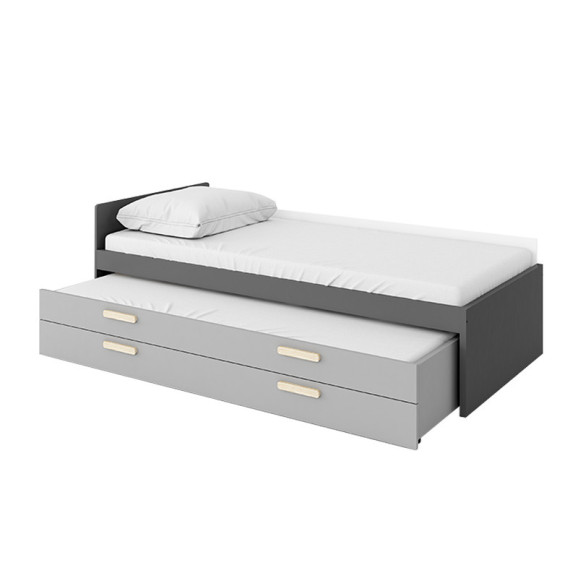 Lit junior 200x90 Pok avec lit gigogne