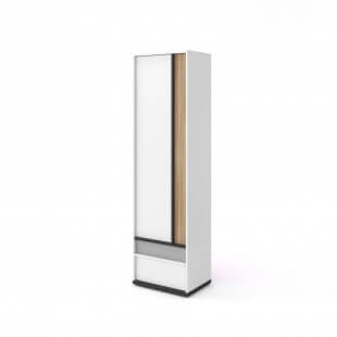 Imola - Armoire simple porte blanche
