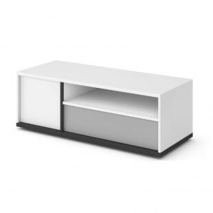 Imola - Meuble TV blanc pour chambre adolescent