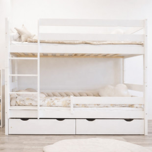 GAGA 2 - Lit superposé 2 couchages en bois pour chambre enfant