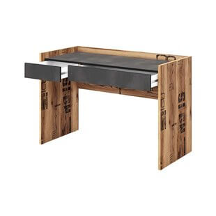 Bureau design Fargo pour chambre ado avec tiroir ouvert