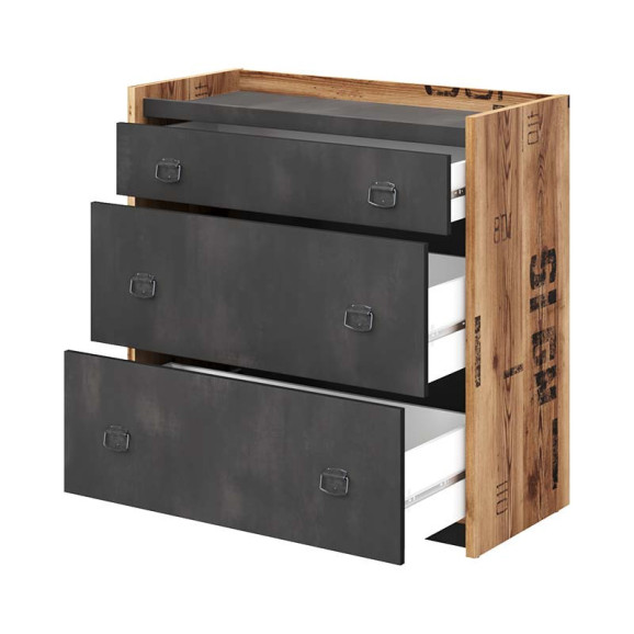 Commode enfant Fargo ouverte