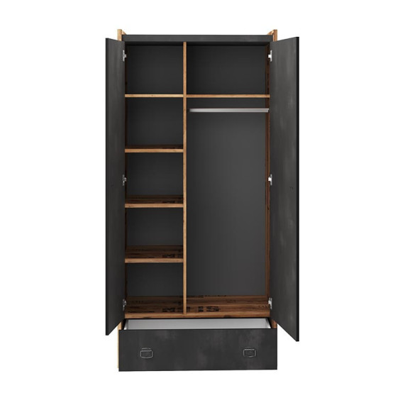 Armoire Fargo portes ouvertes
