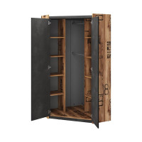 Armoire d'angle Fargo ouverte