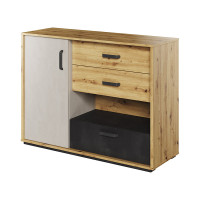 Commode 3 tiroirs Qubic pour chambre ado
