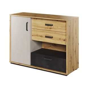 Qubic - Commode 3 tiroirs pour chambre ado