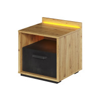 Table de chevet Qubic avec tiroir pour chambre ado