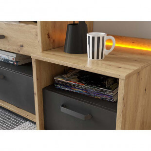 Table de chevet Qubic avec tiroir pour chambre ado