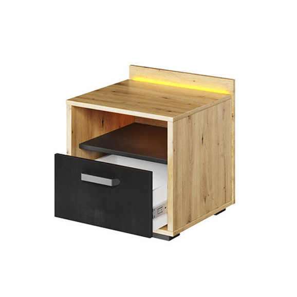 Table de chevet Qubic avec tiroir pour chambre ado