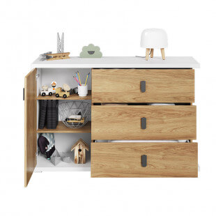 Grande commode 3 tiroirs MASSI