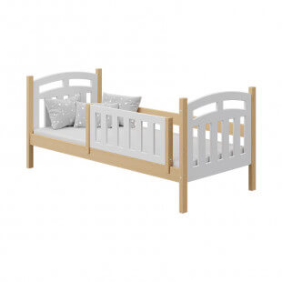 Lit junior style scandinave avec barrière anti-chute