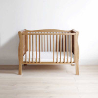 Lit bébé Noble Cot Vintage 120x60 couleur noyer clair