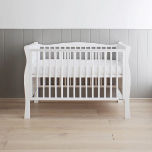 Noble Cot - Lit bébé blanc 60 x 120 cm en bois