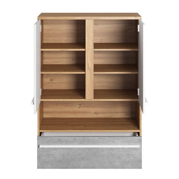 Bibliothèque multifonctionnelle PLANO pour chambre adolescent