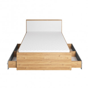 Lit 120x200 avec tiroirs PLANO