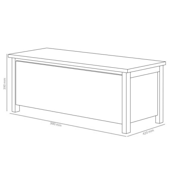 Dimensions coffre de rangement STORY