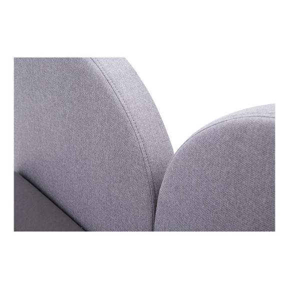 Lit junior 120x200 blanc et violet collection FEMII pour adolescents