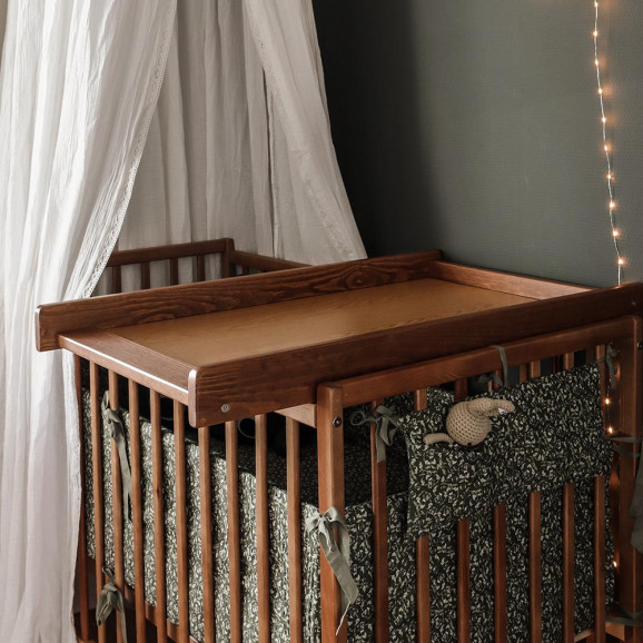 Cot top changer vintage avec matelas pour lit bébé Stardust cot 120x60