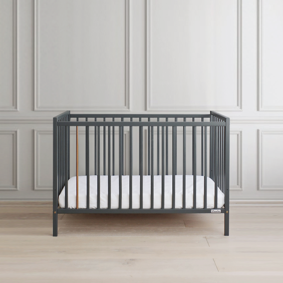 Lit bébé Stardust Cot anthracite 120x60 en bois