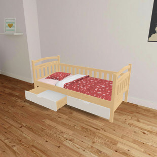 DOMI 3D - Lit en bois couleur personnalisable