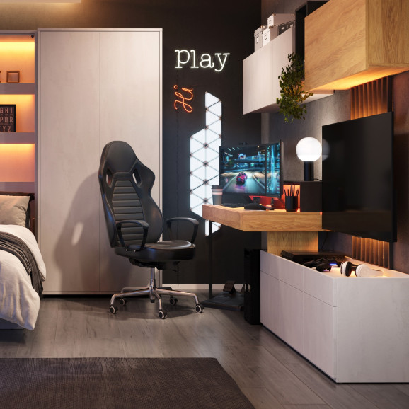 FLEX - Bureau complet pour adolescent gamer moderne
