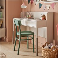 Bureau HARMONY pour enfant avec 2 tiroirs couleur Cachemire et Truffe