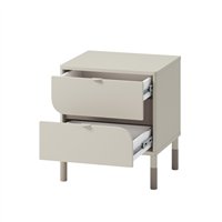 Chevet HARMONY couleur Cachemire et Truffe