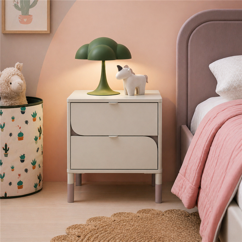 Chevet HARMONY couleur Cachemire et Truffe