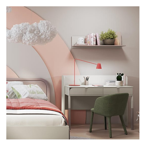 Étagère murale HARMONY largeur 100 cm Cachemire et truffe