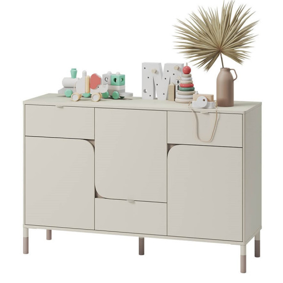 Commode HARMONY pour ado couleur Cachemire/Truffe