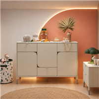 Commode HARMONY pour ado couleur Cachemire/Truffe