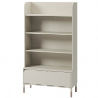 Bibliothèque HARMONY pour adolescent couleur Cachemire/Truffe