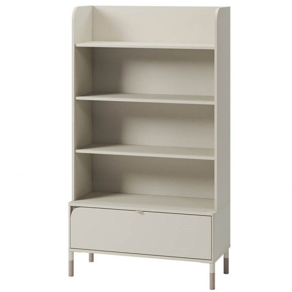 Bibliothèque HARMONY pour adolescent couleur Cachemire/Truffe