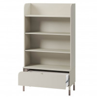 Bibliothèque HARMONY pour adolescent couleur Cachemire/Truffe