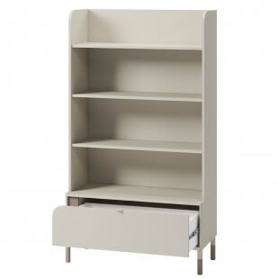 Bibliothèque HARMONY pour adolescent couleur Cachemire/Truffe