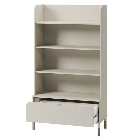 Bibliothèque HARMONY pour adolescent couleur Cachemire/Truffe