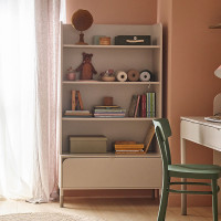 Bibliothèque HARMONY pour adolescent couleur Cachemire/Truffe