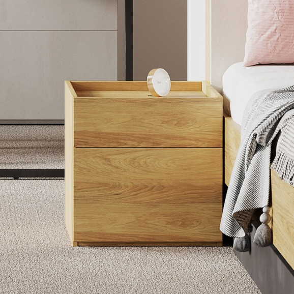 Chevet TEEN FLEX couleur chêne pour chambre adolescent