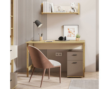bureau avec tiroirs pour chambre adolescent de la collection LENNY