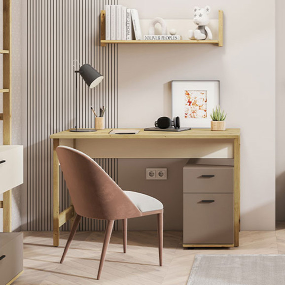 bureau avec tiroirs pour chambre adolescent de la collection LENNY