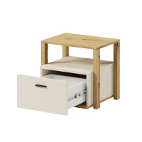 table de chevet avec tiroir et étagère de la collection LENNY