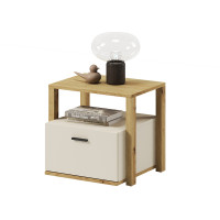 table de chevet avec tiroir et étagère de la collection LENNY