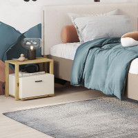 table de chevet avec tiroir et étagère de la collection LENNY