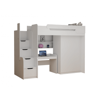 DORIAN - armoire - bureau - Blanc