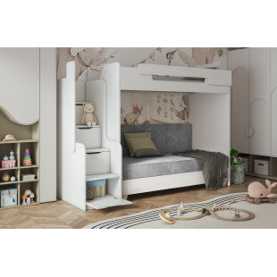 DORIAN - Canapé - Blanc