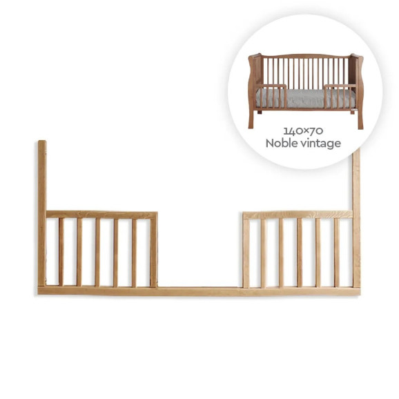 Barrière ouverte 70x140 cm pin massif vintage – Noble Cot