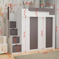 DORIAN - 2 armoires - Dimensions