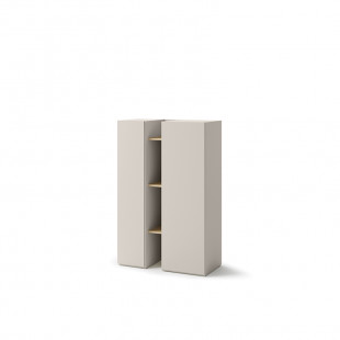 SIA - commode 2 portes avec étagères